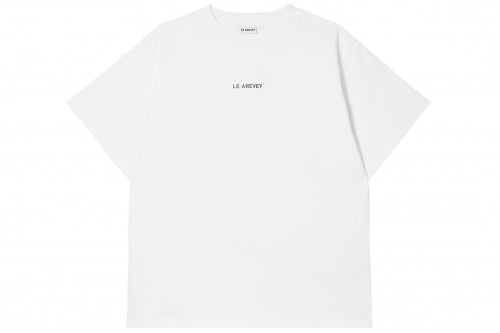 LE AREVEY ORIGINAL LOGO T-SHIRT WHITE [WOMAN]