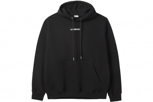 LE AREVEY ORIGINAL LOGO HOODIE BLACK