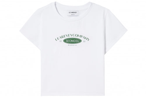 LE AREVEY COMPANY CROPPED WHITE/GREEN [WOMAN]