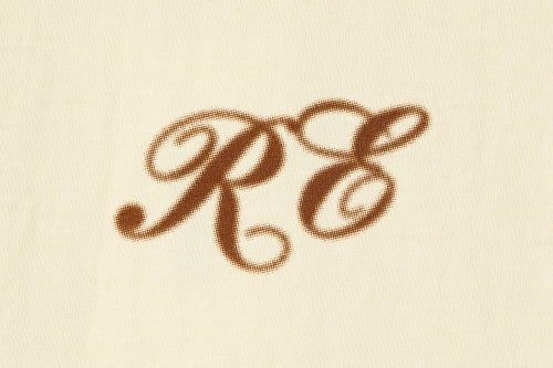 RE LOGO CROPPED CREAM [WOMAN]