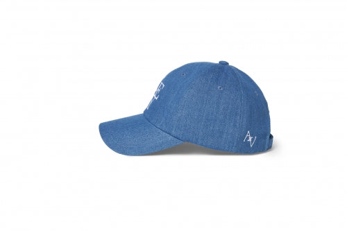 LE AREVEY DENIM SYMBOL BALLCAP BLUE