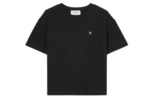 Re SYMBOL MIDDLE T-SHIRT BLACK [WOMAN]