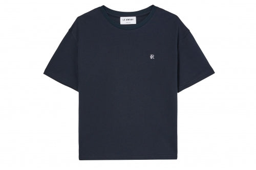 Re SYMBOL MIDDLE T-SHIRT NAVY [WOMAN]