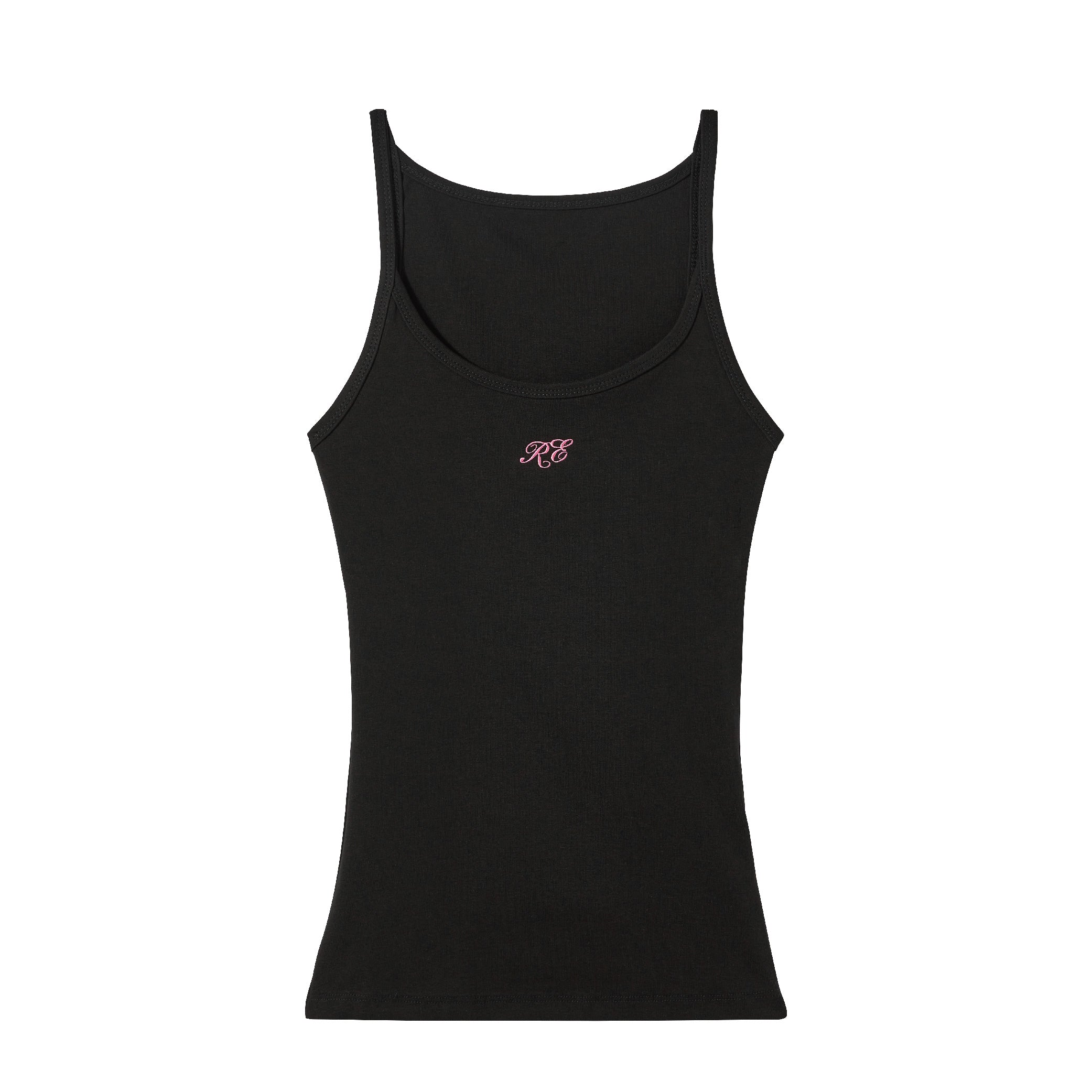 RE LOGO SLEEVELESS BLACK/PINK