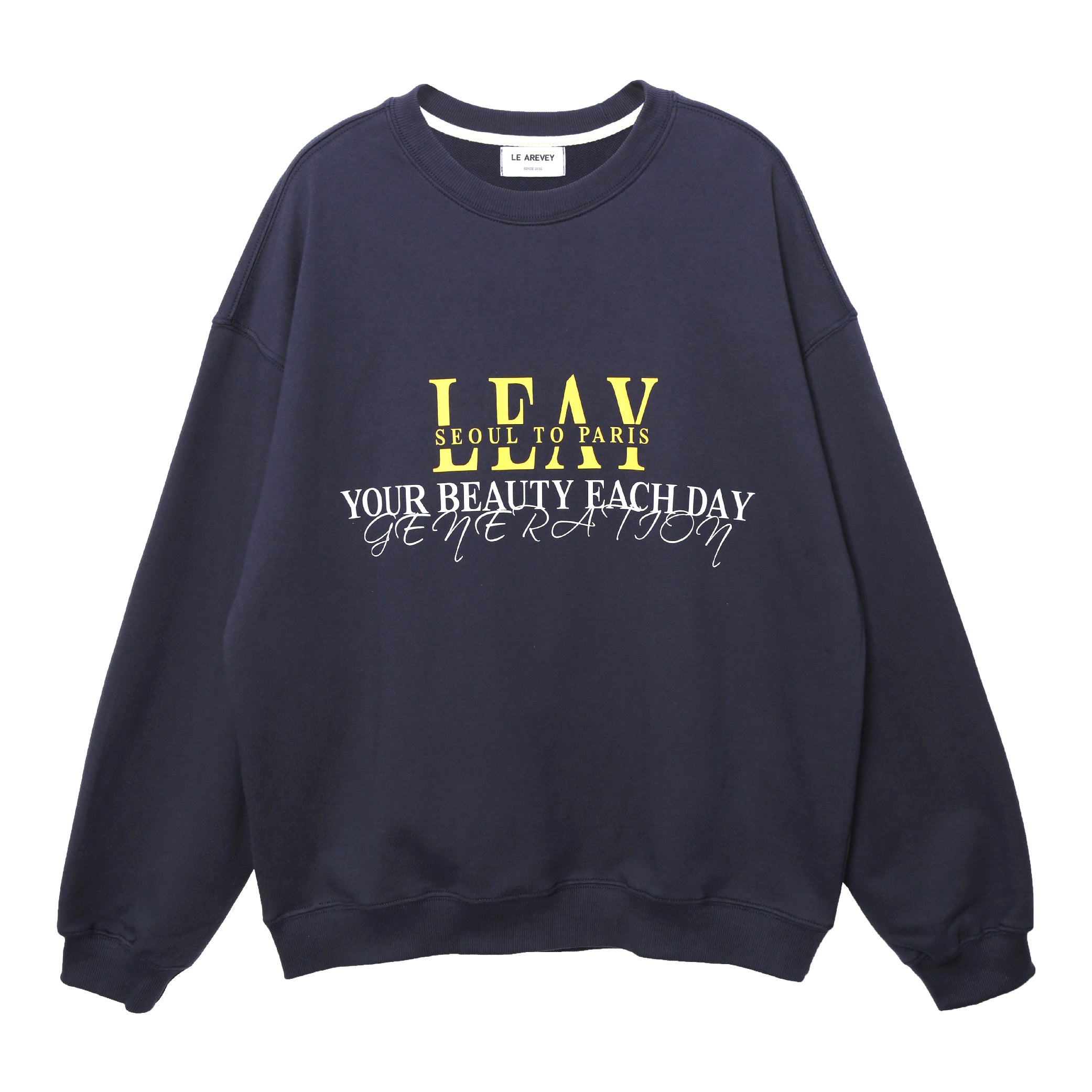 LEAY SWEATSHIRT [NAVY]