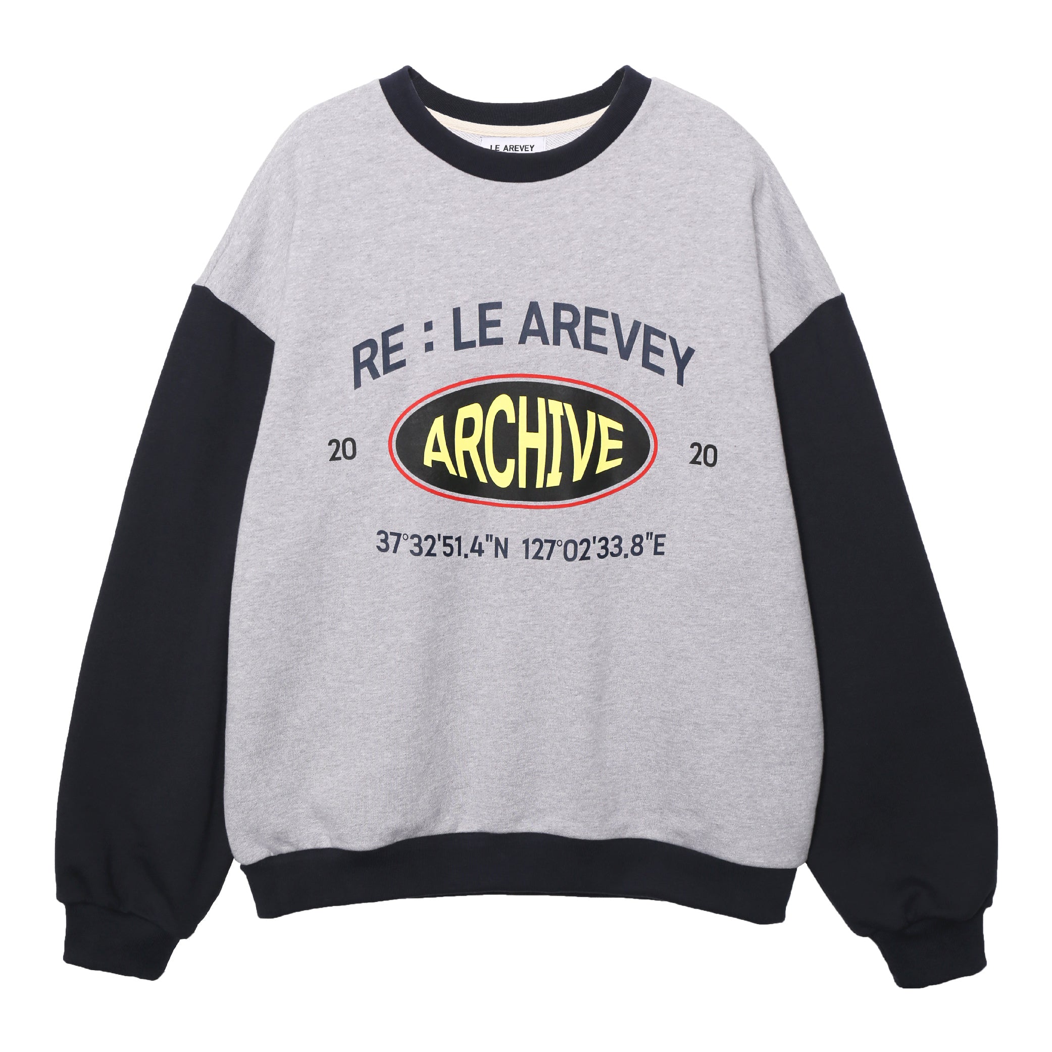 ARCHIVE SWEATSHIRT [GRAY/NAVY]