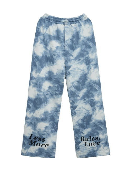 WASHED PANTS BLUE