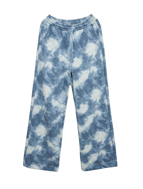 WASHED PANTS BLUE