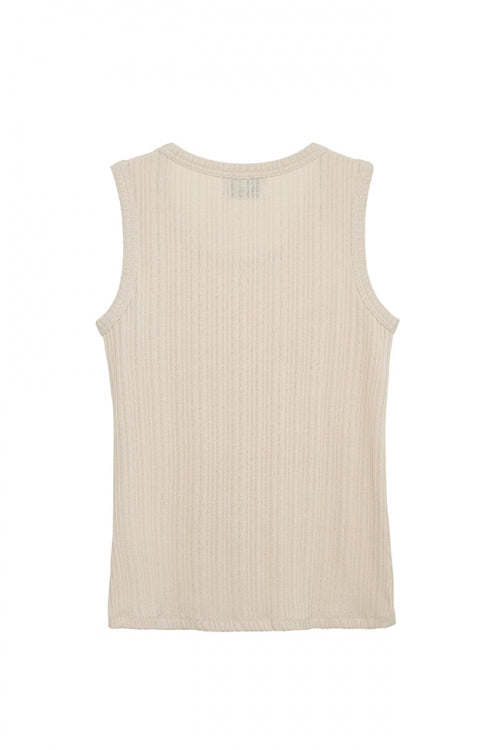 OVER SLEEVELESS BEIGE