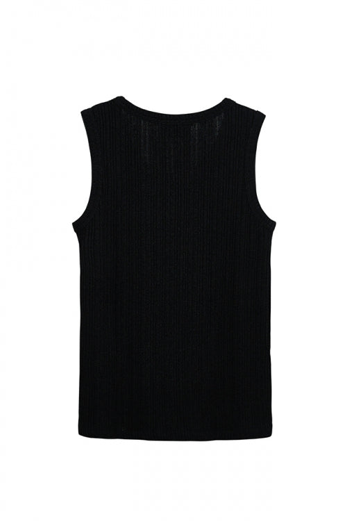OVER SLEEVELESS BLACK