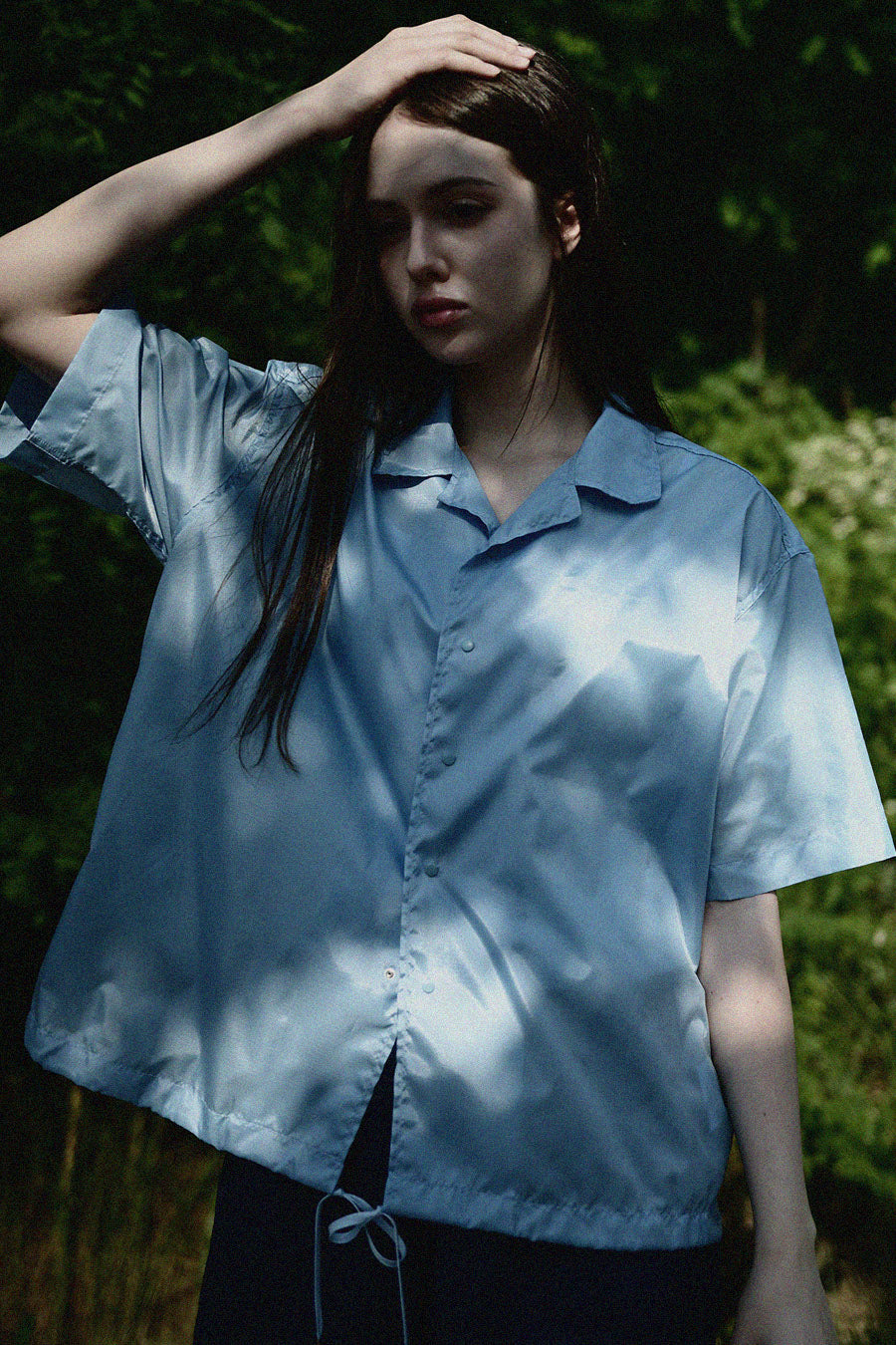 Ripstop Covered Shirt Jacket — S.Blue (Women's)
