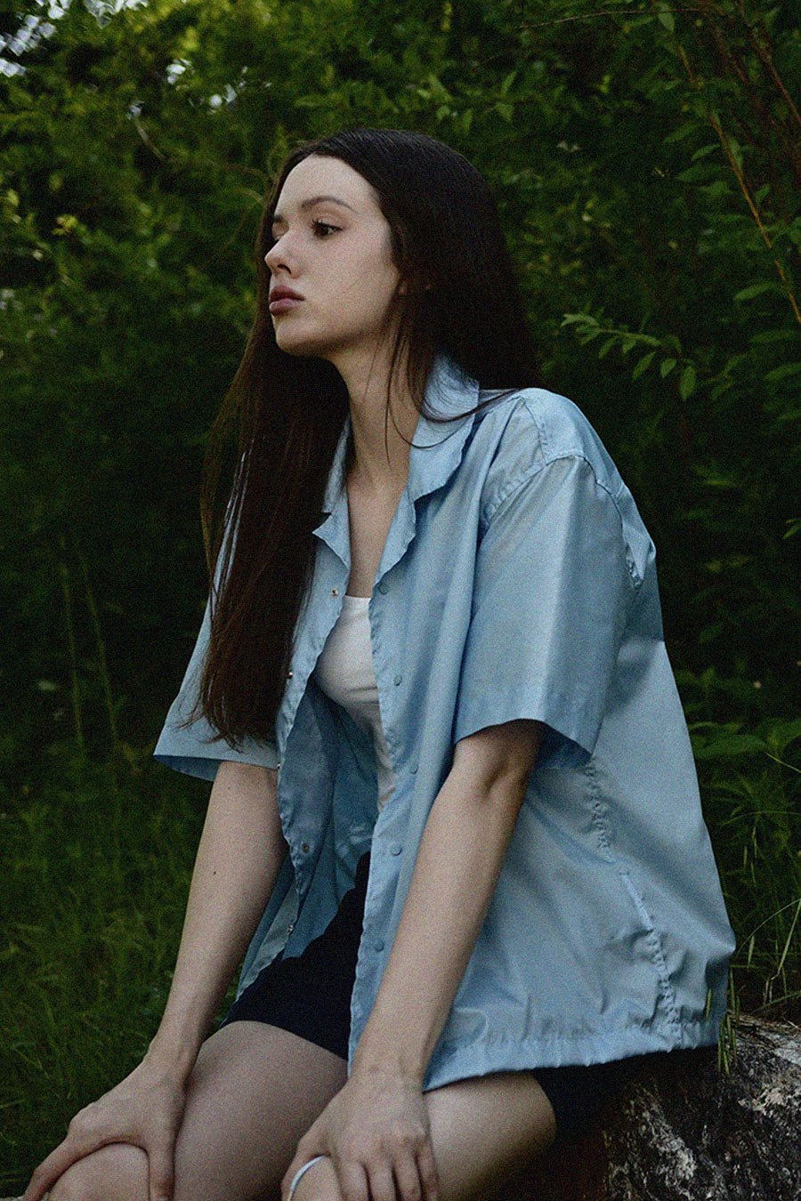 Ripstop Covered Shirt Jacket — S.Blue (Women's)