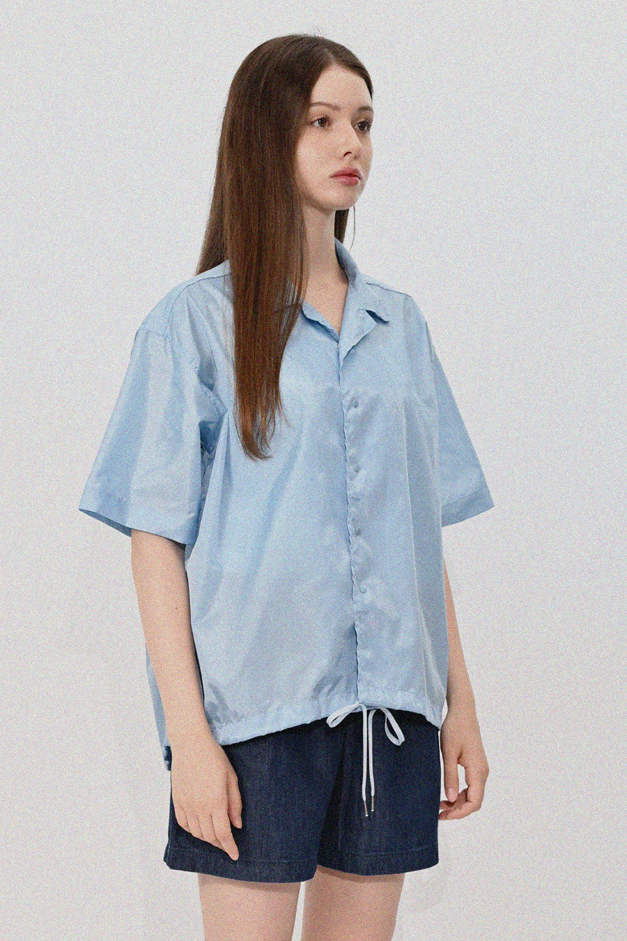 Ripstop Covered Shirt Jacket — S.Blue (Women's)