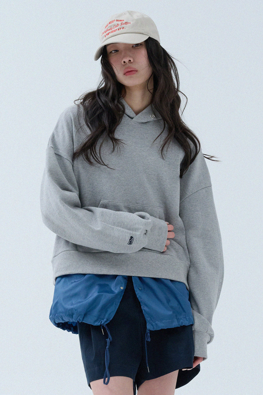 Imbalance Sweat Hoodie — Lava Gray