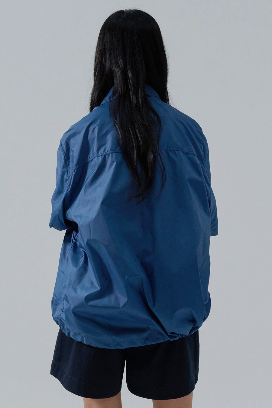 Ripstop Covered Shirt Jacket — Na.Indigo